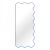 Hvyli Q11 - Full Length Asymmetrical Wavy Blue Mirror by Oitoproducts For Sale
