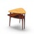 Paul Frankl for Johnson Furniture Mid Century Cork and Mahogany Side End Table For Sale - Image 9 of 9