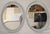 Silver 1980 Pair Decorative Oval Fluted Silver Sunburst Wall Mirrors Mid-Century Modern For Sale - Image 8 of 13