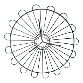 Vintage Metal Wire Basket For Sale