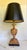 Brown Vintage Neoclassical Whitewashed Carved Wood Urn Table Lamp With Black Shade For Sale - Image 8 of 11