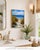 Original Coastal Oil Painting by Eric Son. Beautifully painted on stretched canvas, the composition captures a sandy path...