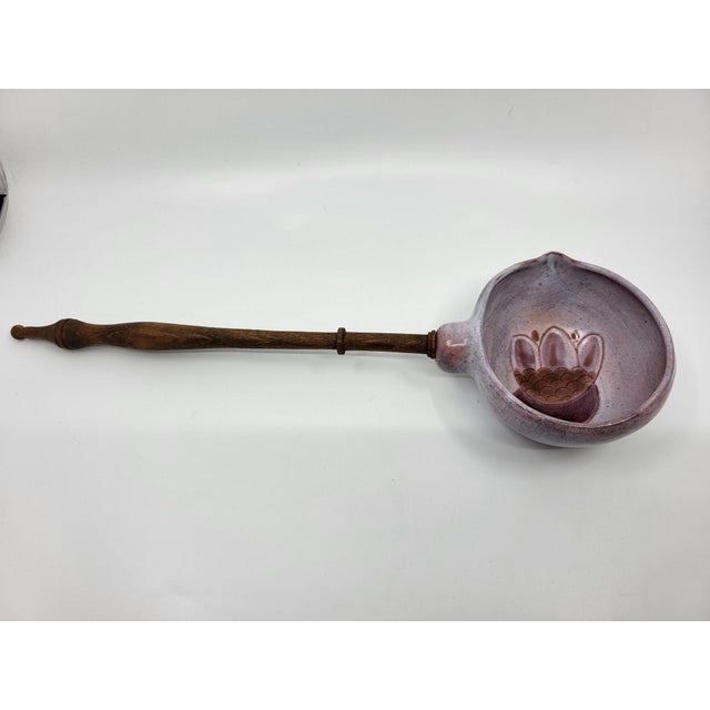 Vintage Ceramic Ladle by the Cloutier Brothers, 1950s For Sale - Image 11 of 12