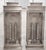 Pair of Chapman & Myers Linear tall lantern sconces in a polished nickel finish. The lantern features two 60 watts...