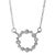Syna White Gold Necklace with Diamonds For Sale