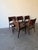 Set of 5 Danish Teak Dining Chairs in Style of Johannes Andersen – Mid Century Modern Sculptural Side Chairs For Sale - Image 10 of 10