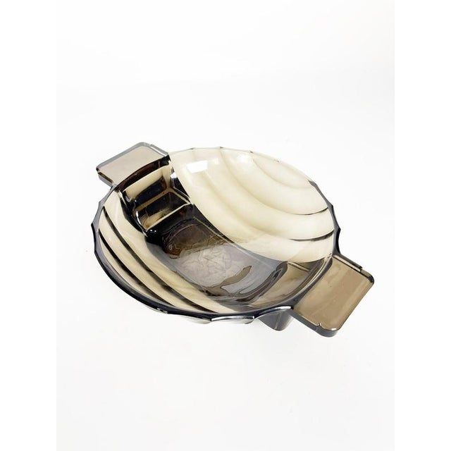 Art Deco Sculpted Glass Catchall, France, 1940s For Sale - Image 10 of 15