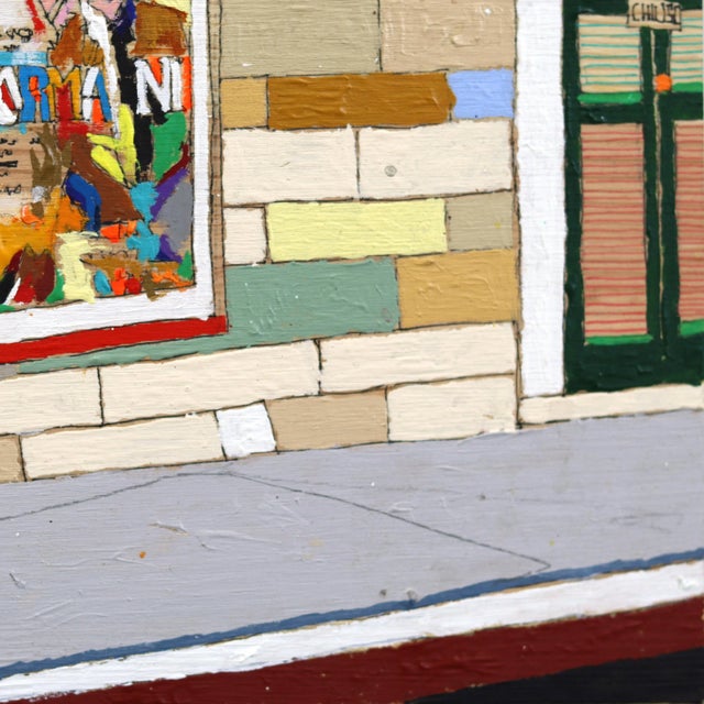 2020s Lifestyle - Colorful Quirky Figurative Mixed Media Art on Wood Original Artwork by Fabio Coruzzi For Sale - Image 5 of 9