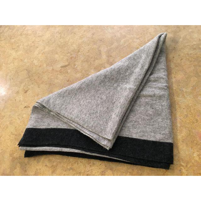 TwoTone Cashmere Blend Throw Chairish