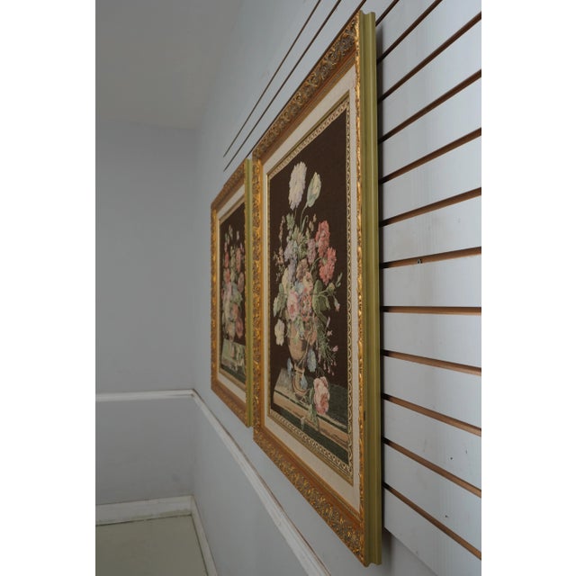 Age: Approx: 40 Years Old Details: Nice Decorative Art Quality Tapestry Work In Frames Condition: Excellent Original...
