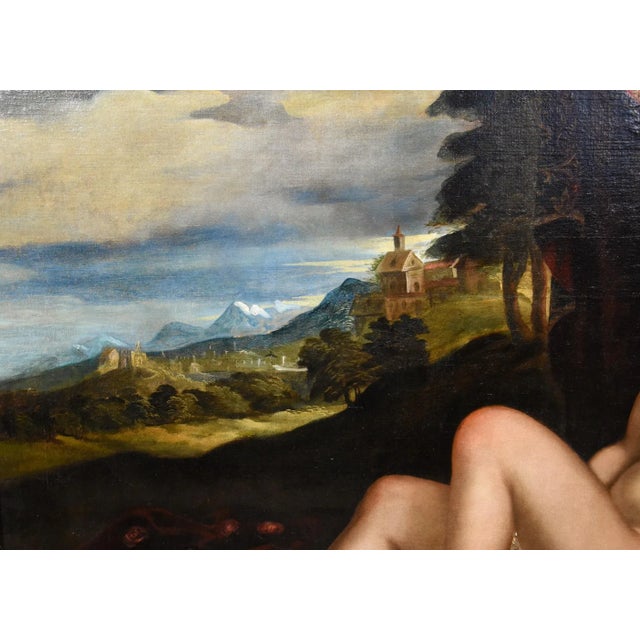 Pauwels Franck / Paolo Fiammingo, Venus Landscape, 1580, Oil on Canvas For Sale - Image 11 of 18