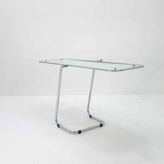 Bauhaus Mid-Century Chrome Floor Mirror, 1980s For Sale - Image 3 of 11