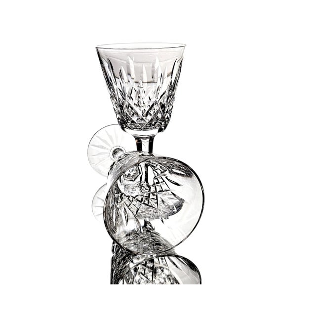 Waterford Classic Claret Glass that sparkles like a diamond and in perfect condition. Waterford Crystal Glasses, Lismore...