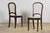 French Louis XVI Style Walnut Dining Chairs, Blue Striped Linen Upholstery – Set of 6 For Sale In New York - Image 6 of 18