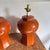 Mid-Century Modern Mid Century Modern Terra Cotta Colored Ceramic Table Lamps- A Pair For Sale - Image 3 of 12