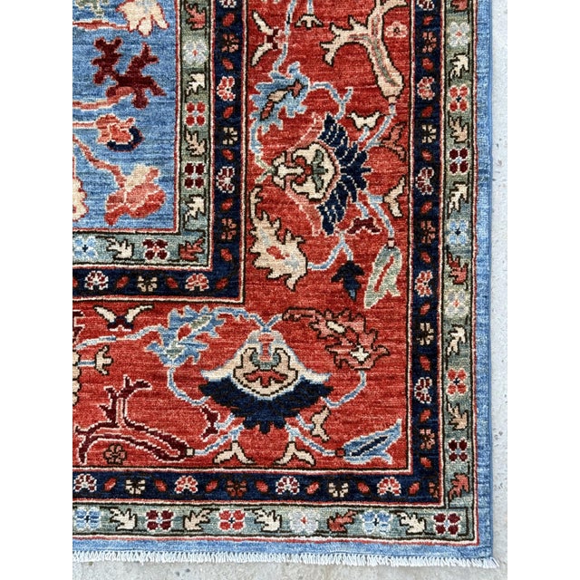 NC-057. Blue Persian Bidjar Design Hand-Knotted Wool Rug, 09'01 x 11'10. Persian Bidjar design rug. Hand-knotted in...
