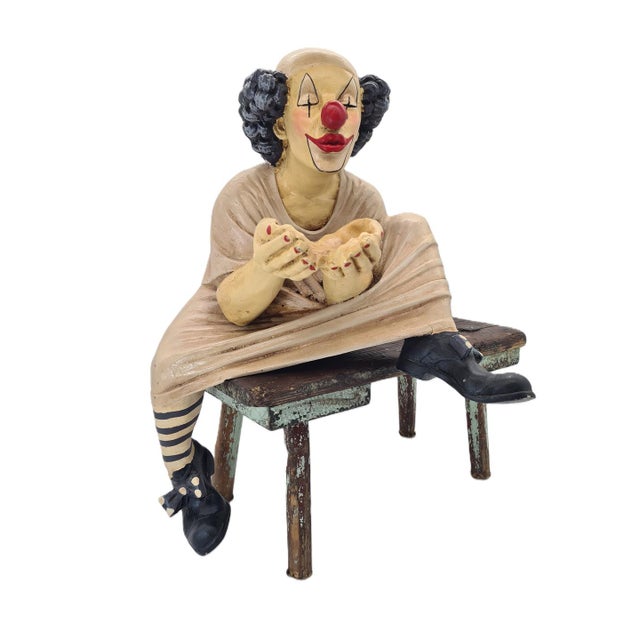 Large Sculpture of a Circus Clown from Jun Asilo, Philippines, 1995 For Sale - Image 11 of 11