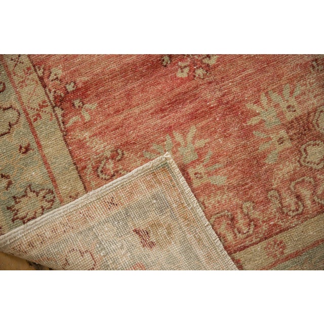 Textile Vintage Distressed Oushak Rug Runner - 3'2" x 6'7" For Sale - Image 7 of 8