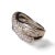 Discover the perfect combination of elegance and sparkle with this 14K White Gold Pave Diamond Swirl Ring. Featuring a...