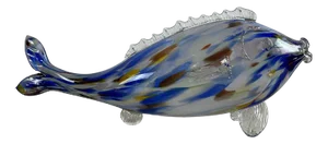 Italian Murano Glass Fish, 1970