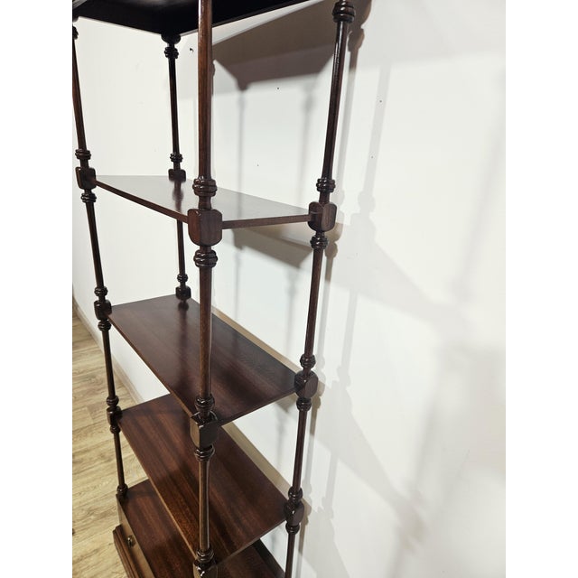 20th Century Classic Mahogany Shelf, England For Sale - Image 11 of 18