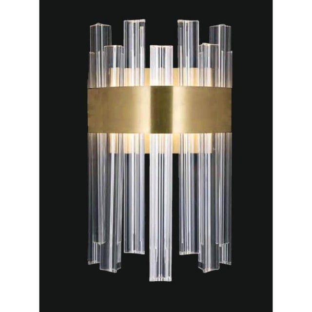 Collection Venere Chandelier in Metal and Crystal by Jago For Sale - Image 6 of 16