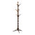 Late 19th Century Turned Oak and Cast Iron Coat Tree by Udell Works For Sale