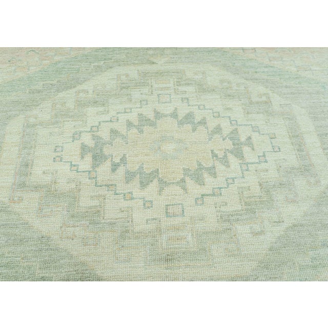 Turkish Turkish Oushak Rug 10'2" x 15'1" #19336 For Sale - Image 3 of 8