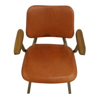 Chrome Craft Mid-Century Modern Industrial Office Chair For Sale