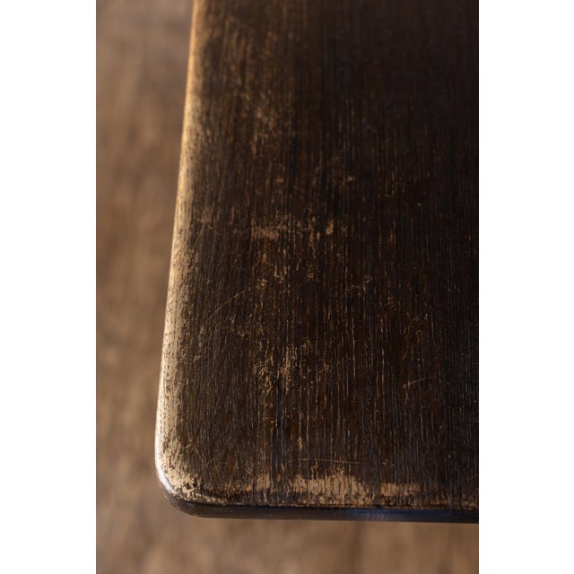 Lyre Leg Catalan Style Trestle Table - From France Late 1800s For Sale - Image 17 of 18