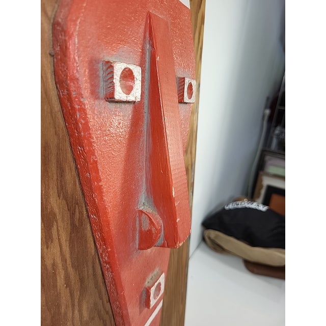 1980s George Marinko Face Sculpture For Sale - Image 13 of 13