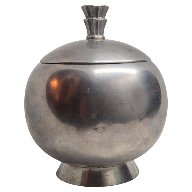 Swedish Grace Decorative Pewter Box by Harald Linder, Uppsala, 1933 For Sale - Image 12 of 12