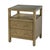 Nora 21 in. W Rectangular Wood 2 Drawer Nightstand with Open Shelf, Light Oak For Sale - Image 10 of 10