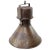 Brown Mid-Century Industrial Rust Brown Metal Pendant Lamp For Sale - Image 8 of 11