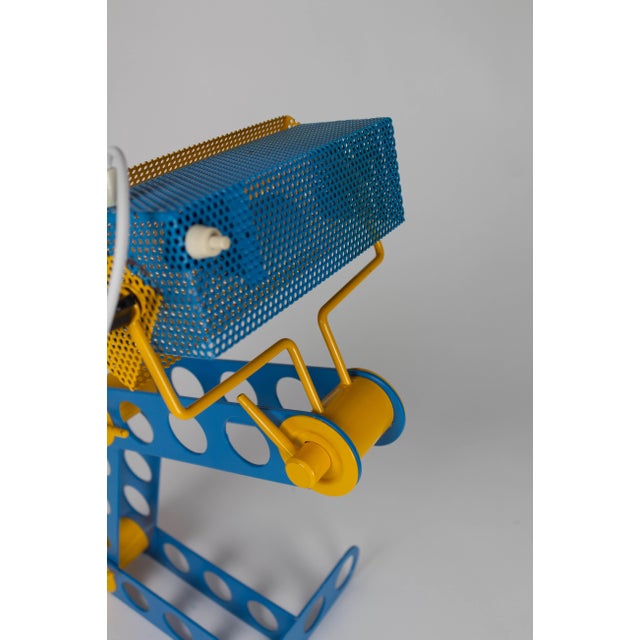 Adjustable Meccano Table Lamp by Lisola Che Non Cè, Italy, 1970s For Sale - Image 12 of 17