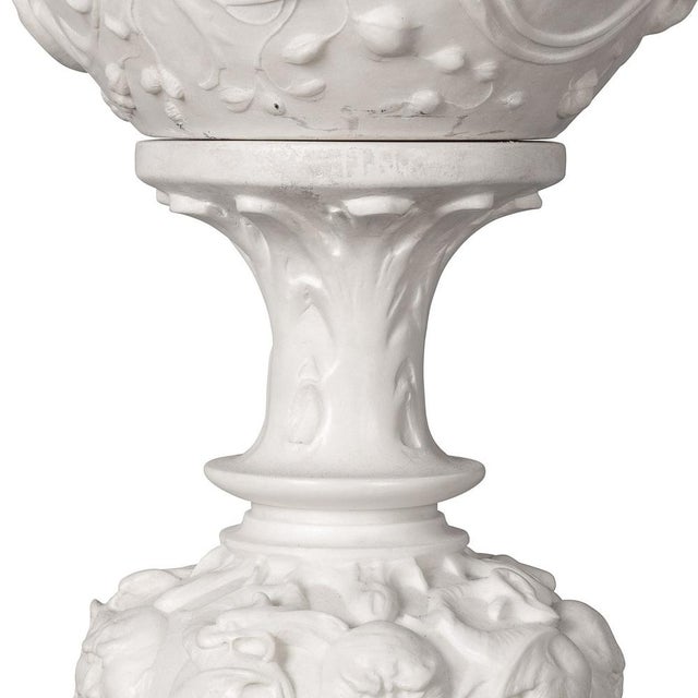 Italian Marble Vase Decorated with Eagle, 1890s For Sale - Image 13 of 18