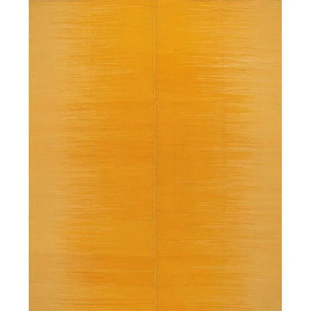 Contemporary Persian Kilim Area Rug 5'5"×6'9" For Sale - Image 9 of 9