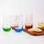 Bring a touch of playful Italian elegance to your table with this beautiful set of four vintage Italian drinking glasses,...