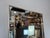 1980s La Barge Style Geometric Beveled Wall Mirror With Brushed Aluminum Frame For Sale - Image 11 of 12