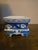 Vintage Chinese, Blue & White Porcelain Vase on Stand, Qianlong Style For Sale In Los Angeles - Image 6 of 9