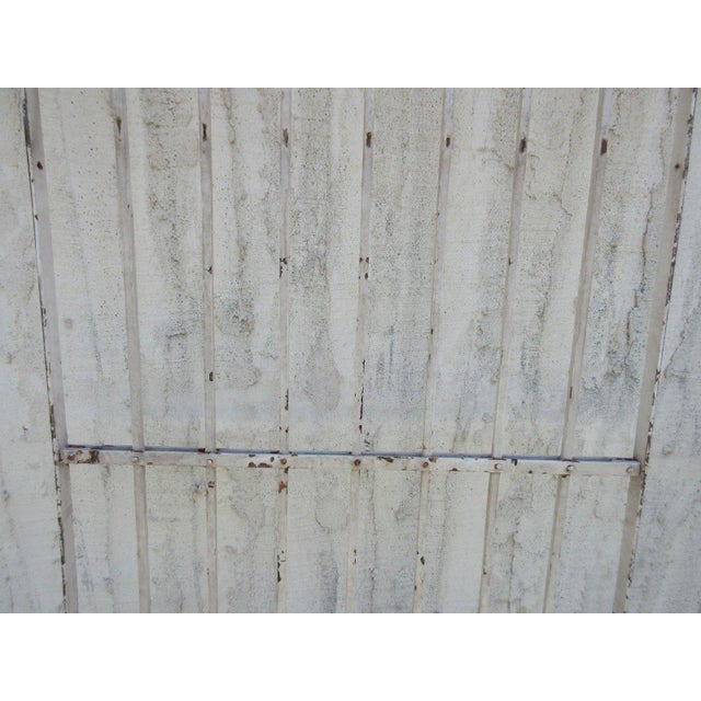 Antique Victorian Iron Gate Window Garden Fence Architectural Salvage Door For Sale - Image 4 of 6