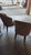2000 - 2009 Pair of Donghia Shadow Arm Chairs Upholstered Fabric in Neutral Tan/Gold Subtle Leaf Pattern For Sale - Image 5 of 6