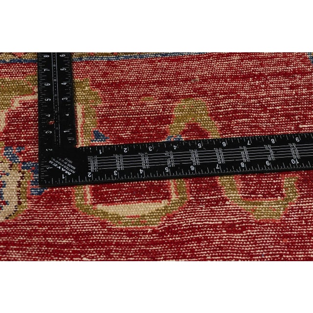 Vintage Red Turkish Oushak Rug - 03'01 X 17'03 For Sale In Dallas - Image 6 of 9
