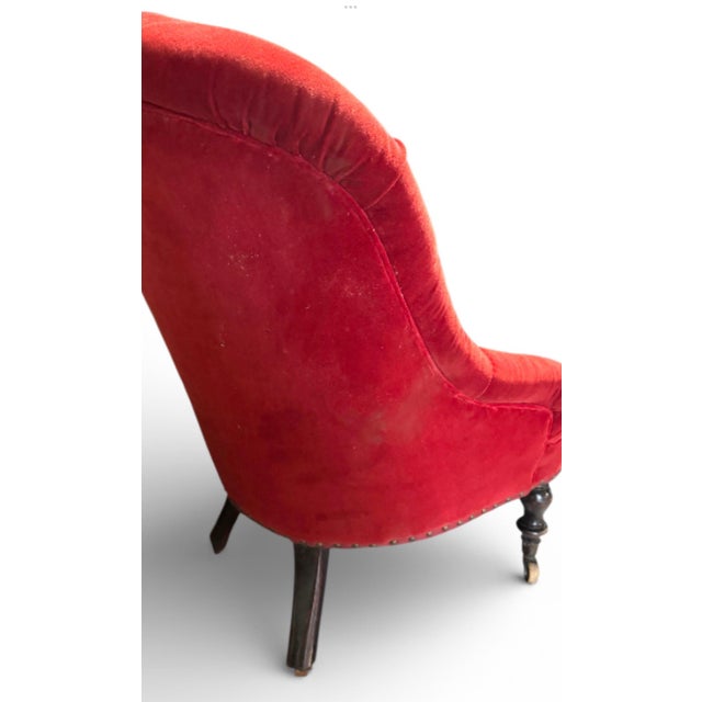 Antique Eve Chair in the Manner of George Smith For Sale - Image 4 of 5