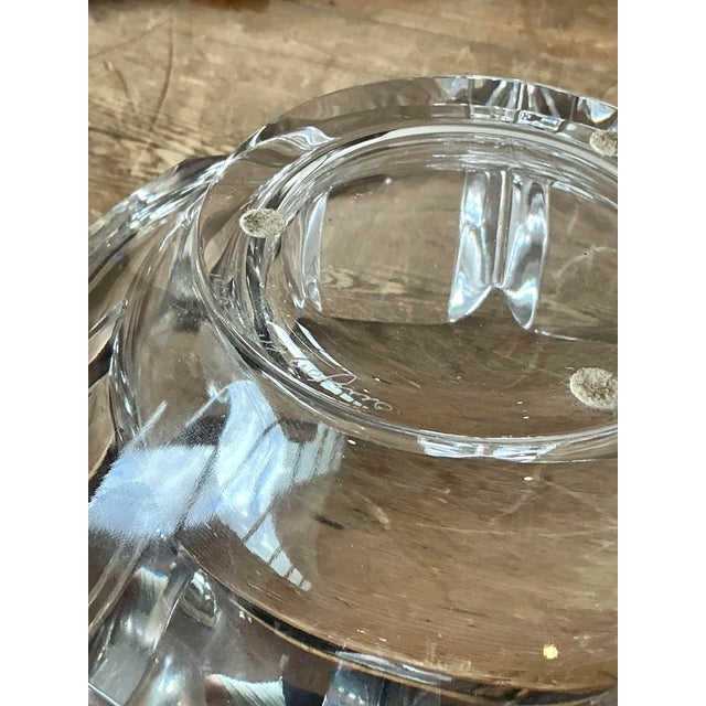 Late 20th Century Vintage Boho Orrefors “Corona” Crystal Bowl For Sale - Image 5 of 6