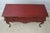 1990s Century Country French Red Painted Finish Commode Server For Sale - Image 5 of 12