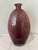 Set of 3 Hand-Blown Controlled Bubble Glass Vases Amber Amethyst Green For Sale - Image 12 of 12