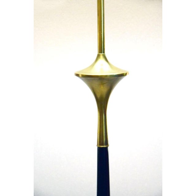 Wood Vintage Floor Lamp by Guglielmo Urlich, 1950s For Sale - Image 7 of 12