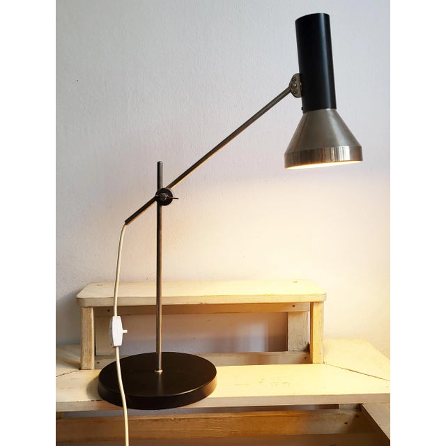 Black Mid-Century Modern Desk Lamp from Staff Leuchten, 1960s For Sale - Image 8 of 11