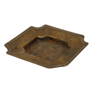 Italian Brass Vide Poche by Tommaso Barbi, 1960s For Sale